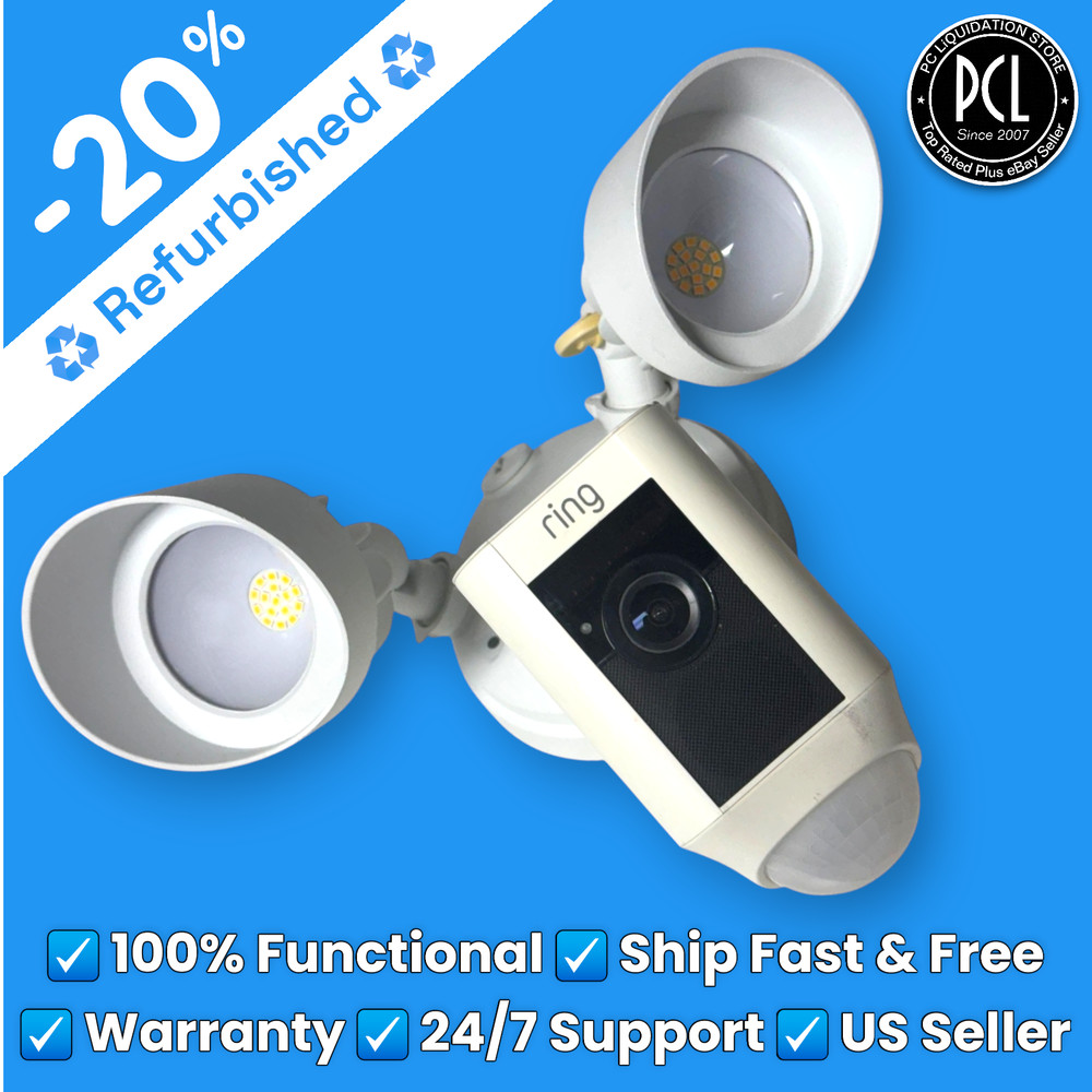 ✅ Ring Floodlight Cam Hardwire Security Camera 100% Functional - READ!!! ✅