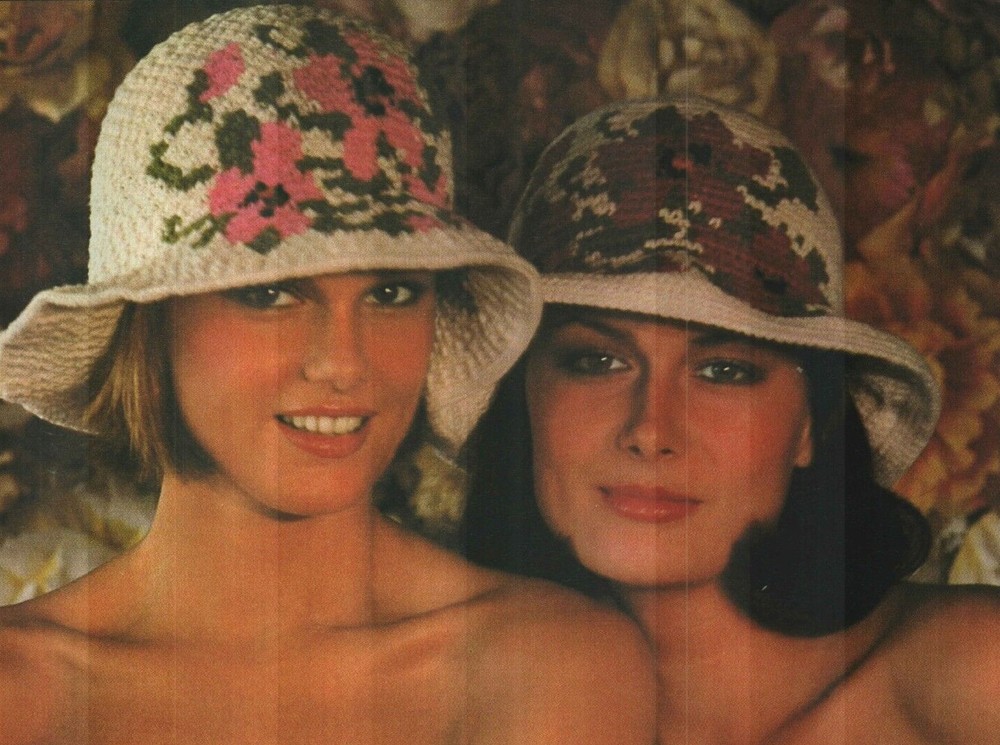 WILD ROSE HATS WOMEN'S CROCHET PATTERN INSTRUCTIONS