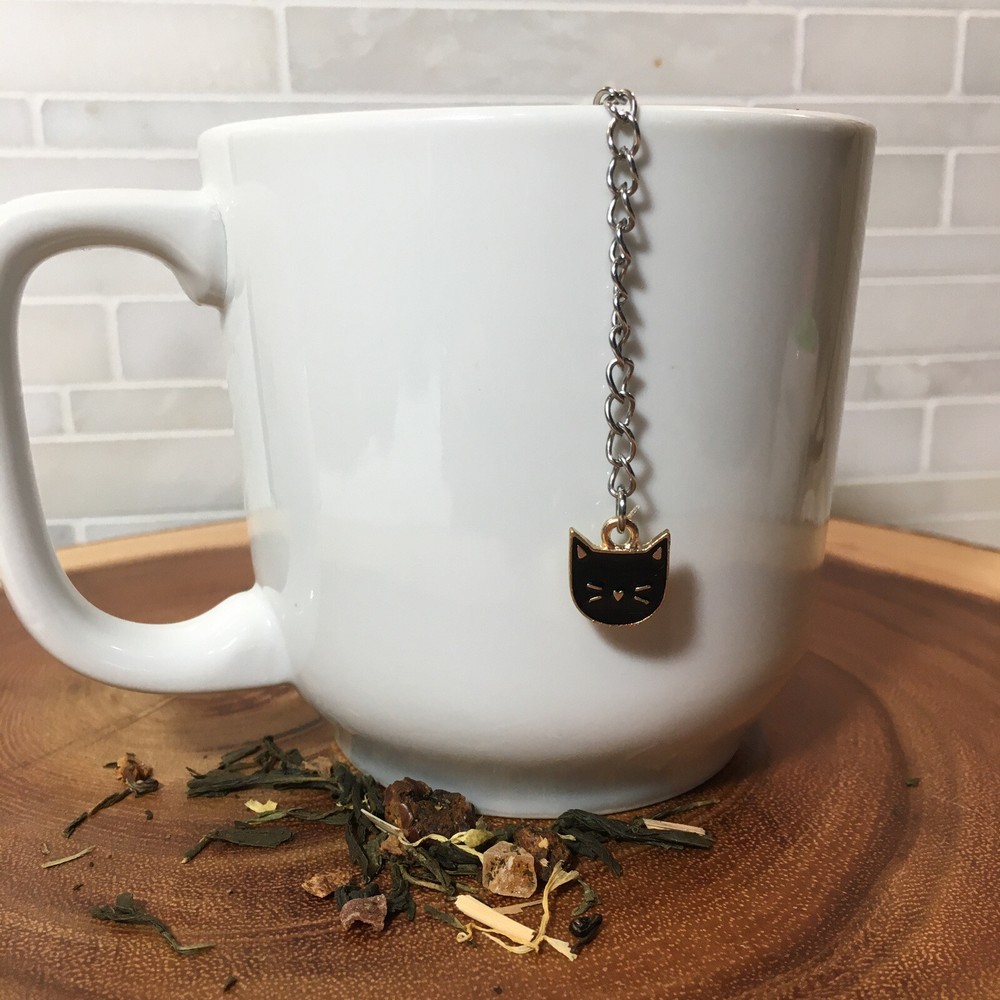 Black Cat Charm Tea Infuser