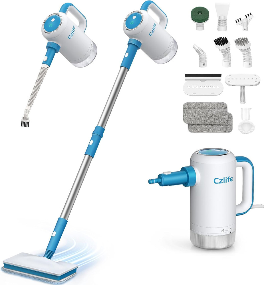 Z7 Multi-Purpose Steam Mop & Handheld Cleaner for Home, Blue