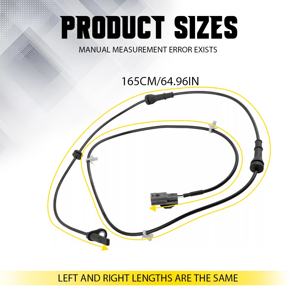Pair ABS Wheel Speed Sensor For 2013-2019 Nissan Sentra Front Left Right Side
