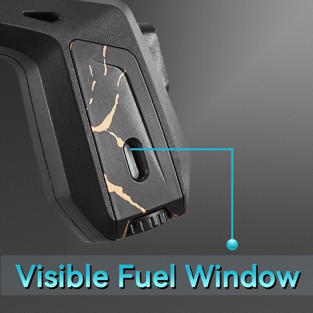 2 Pack Torch Lighter, Single Jet Flame Butane Lighters Refillable Torch Light...