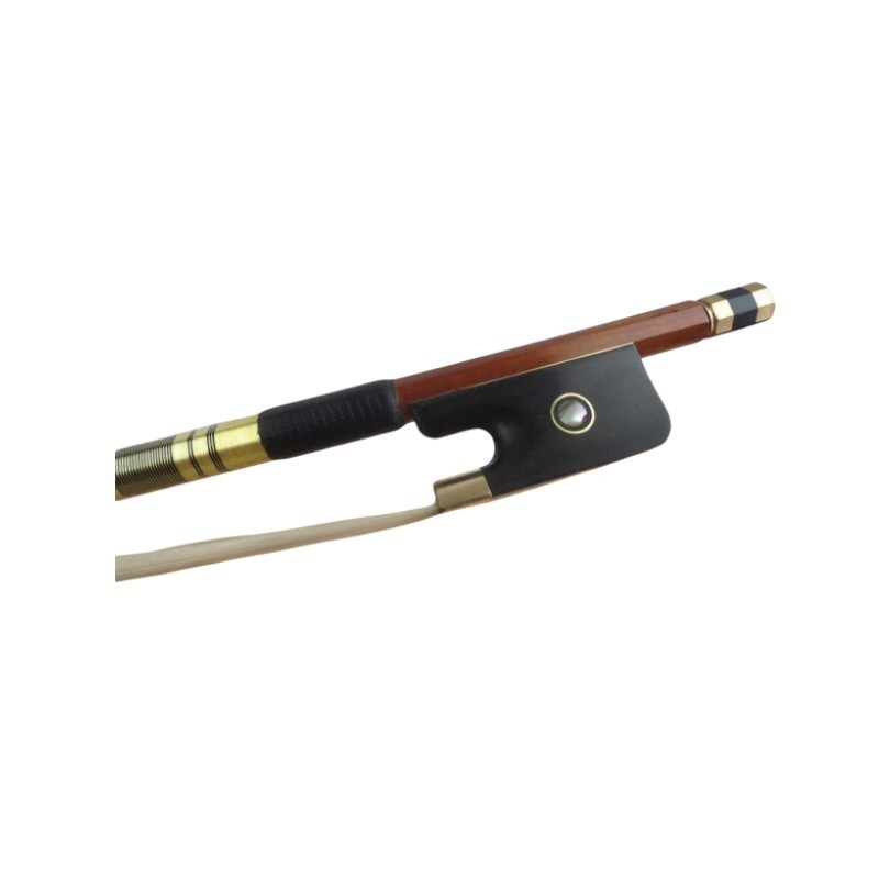 2pcs Advanced Pernambuco round Stick copper parts cello bow 4/4 Copper Mounted