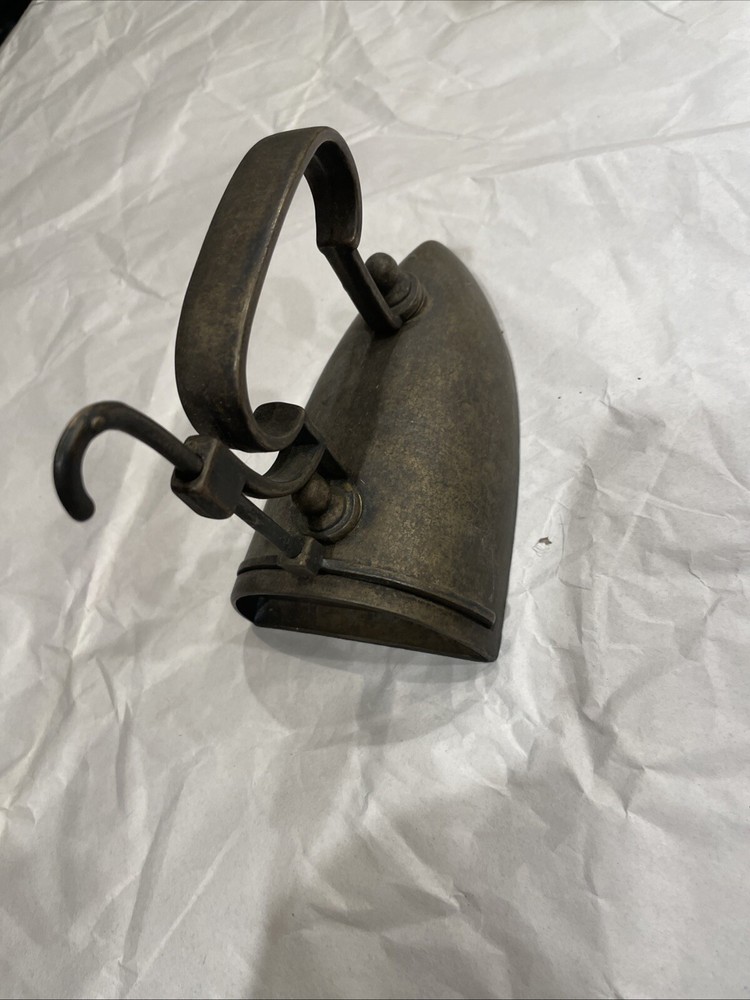 VINTAGE BRASS SAD IRON