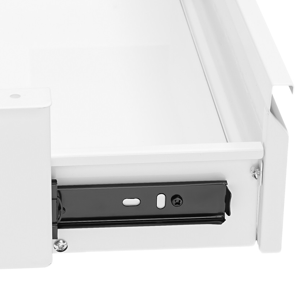 Under Desk Mounted Sliding Pull-out Drawer, Storage Organizer, Pull-out Drawer