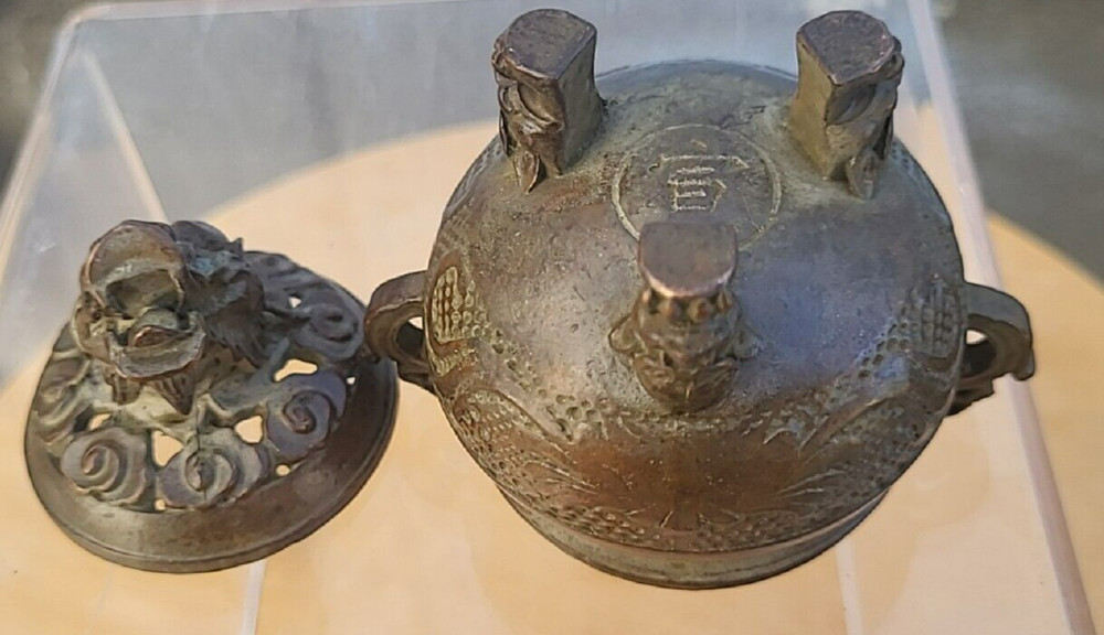 Chine Dragon Xuande incense burner 龙形宣德熏香炉 j8