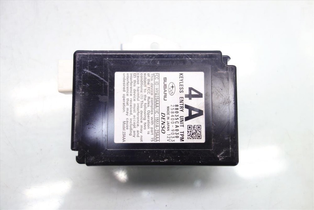 Scion Fr-S 2013-2014 Keyless Entry Control Module Unit Su003-02741