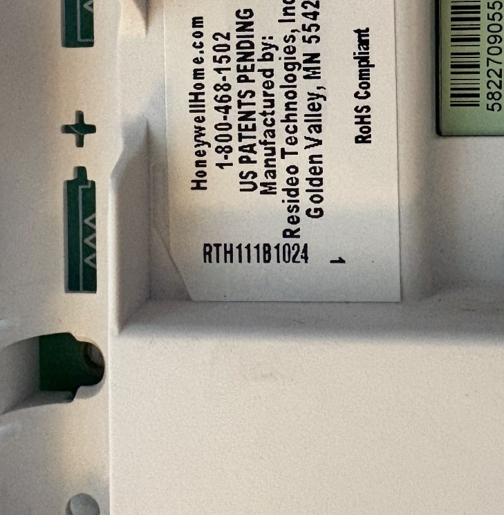 Honeywell Home RTH111B1024 Digital Non-Programmable (No Back)