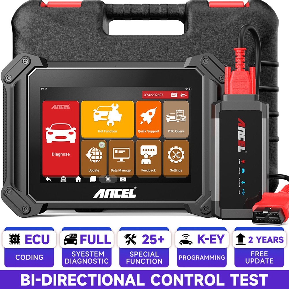 ANCEL V6 PRO Bi-directional OBD2 Scanner All System Diagnostic Key Programming
