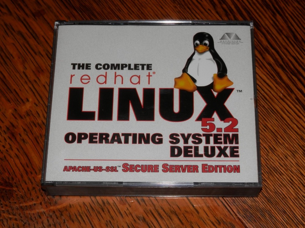 Redhat Linux 5.2 Operating System Deluxe 90s Rare - (4) CDs