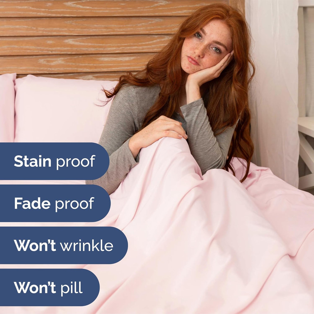 Extra Deep Cal King Sheet Set - 6 Piece Breathable & Cooling Sheets - Hotel Luxu