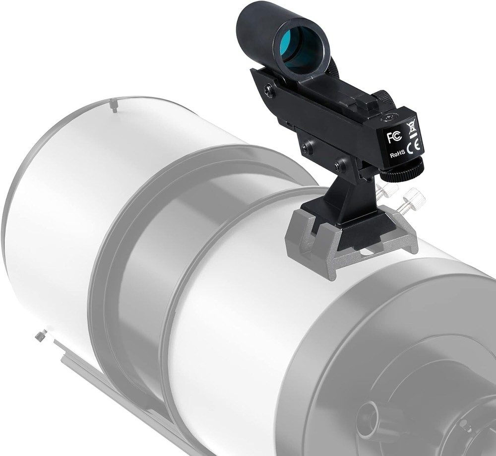 Brightness Adjustable Red Dot Finderscope for Easy Telescope Alignment & Viewing