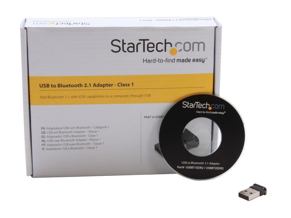 StarTech USBBT1EDR2 Mini USB Bluetooth 2.1 Adapter - Class 1 EDR Wireless Networ