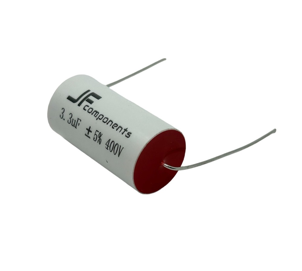   JFcomponents 3.3uF 400V MKP Metallized Poly Capacitor for crossover. 