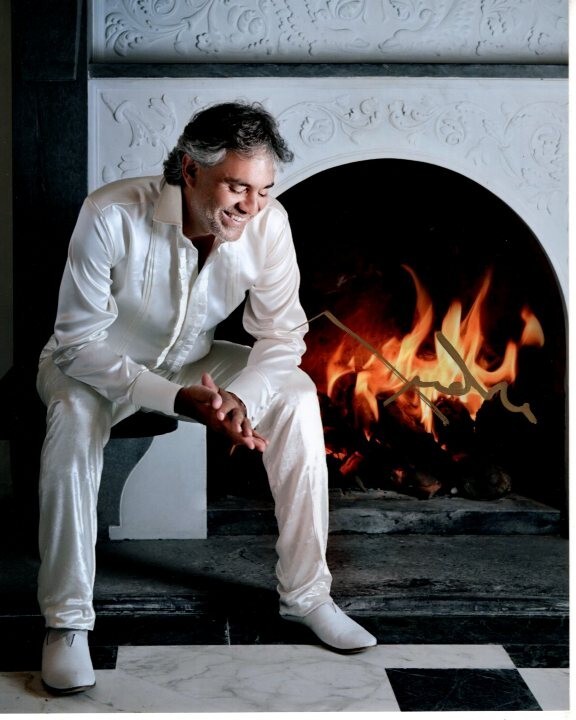 ANDREA BOCELLI signed autographed 8x10 photo