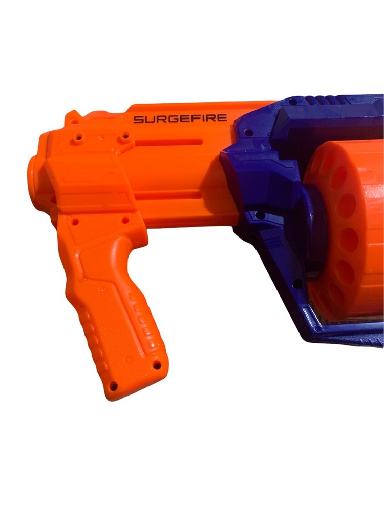 Nerf N-Strike Elite SurgeFire Blue Blaster! Working TESTED