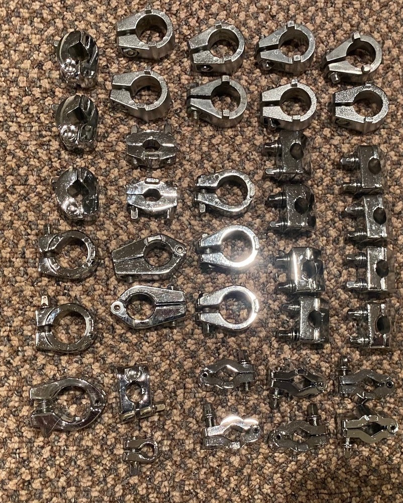 Chrome Drum Clamp Memory Locks Lot