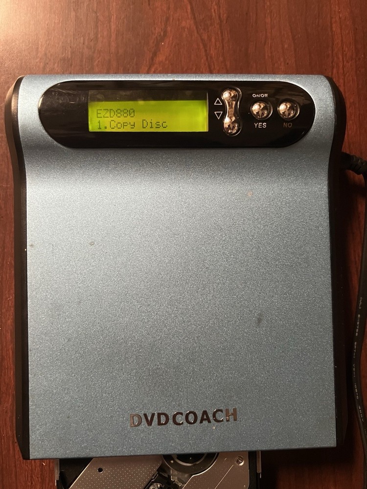 EZ Dupe 1 Copy Portable DVD/CD Duplicator EZD 880 (Blue)