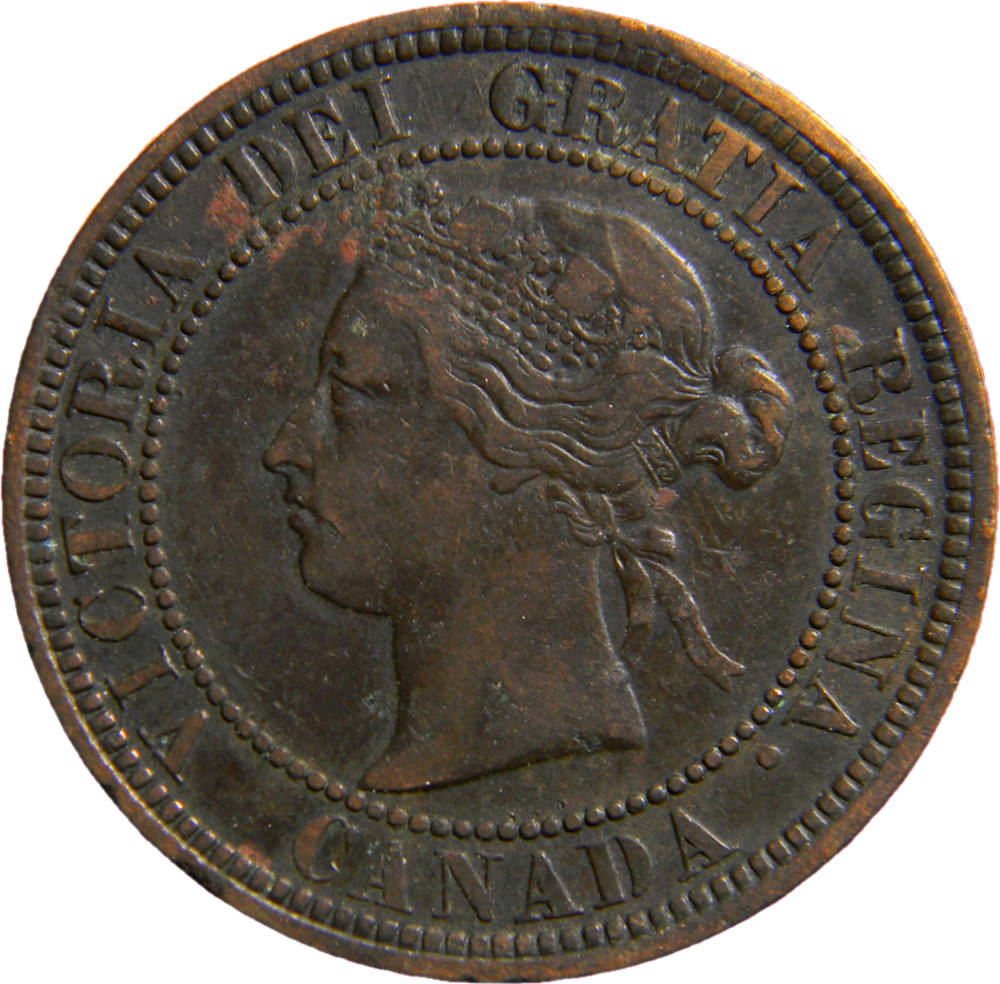 Canada 1876-H One Cent  (05062)