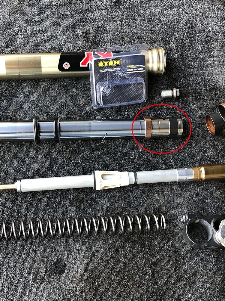 Motorcycle Dust Seal 43MMFASTACE Front Fork Bushing Shock Absorption Maintenance