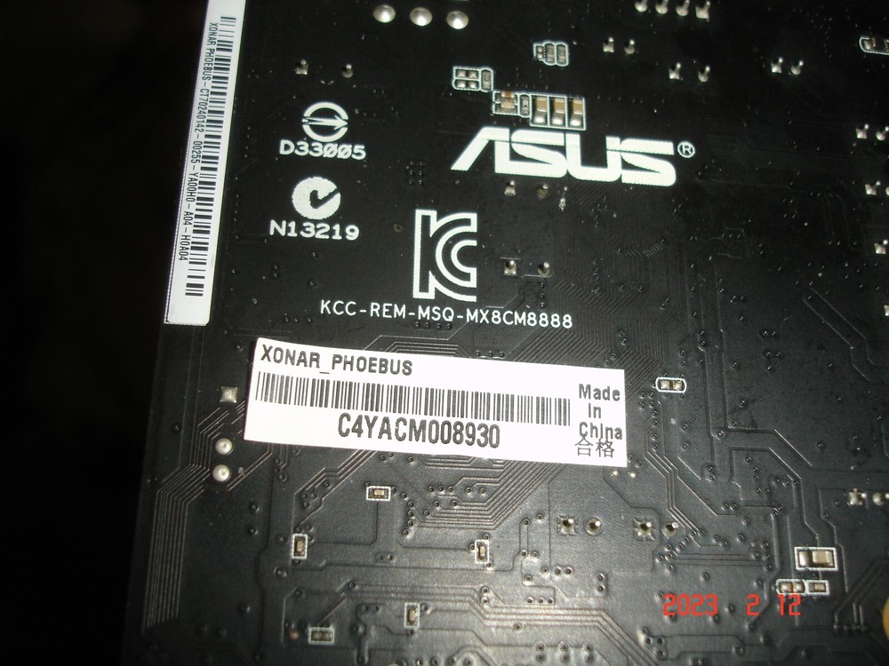 Pc gaming sound card ASUS ROG XONAR PHOEBUS,PCI-E with control module