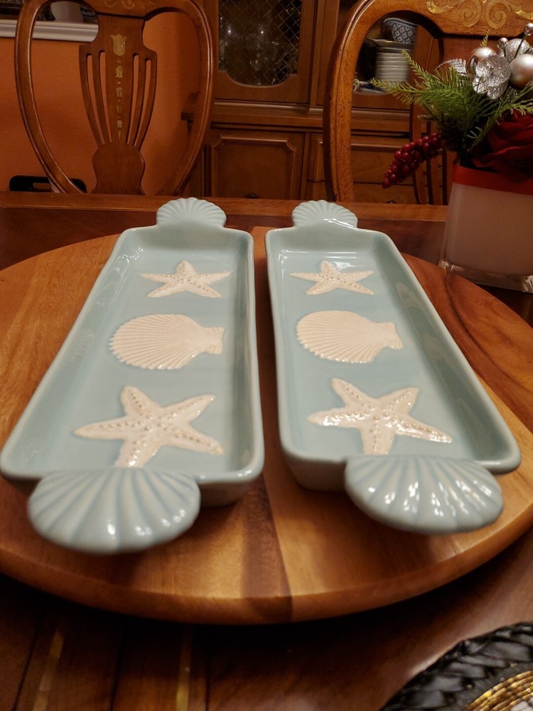 16" Rectangular Treat Tray Shoreline by HOMESTUDIO