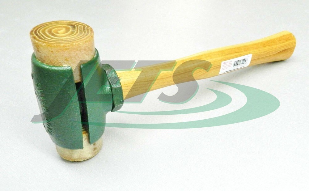 Rawhide Mallet Split Head Hammer #4 GARLAND 31004 with 2" Rawhide Faces 4 Pound