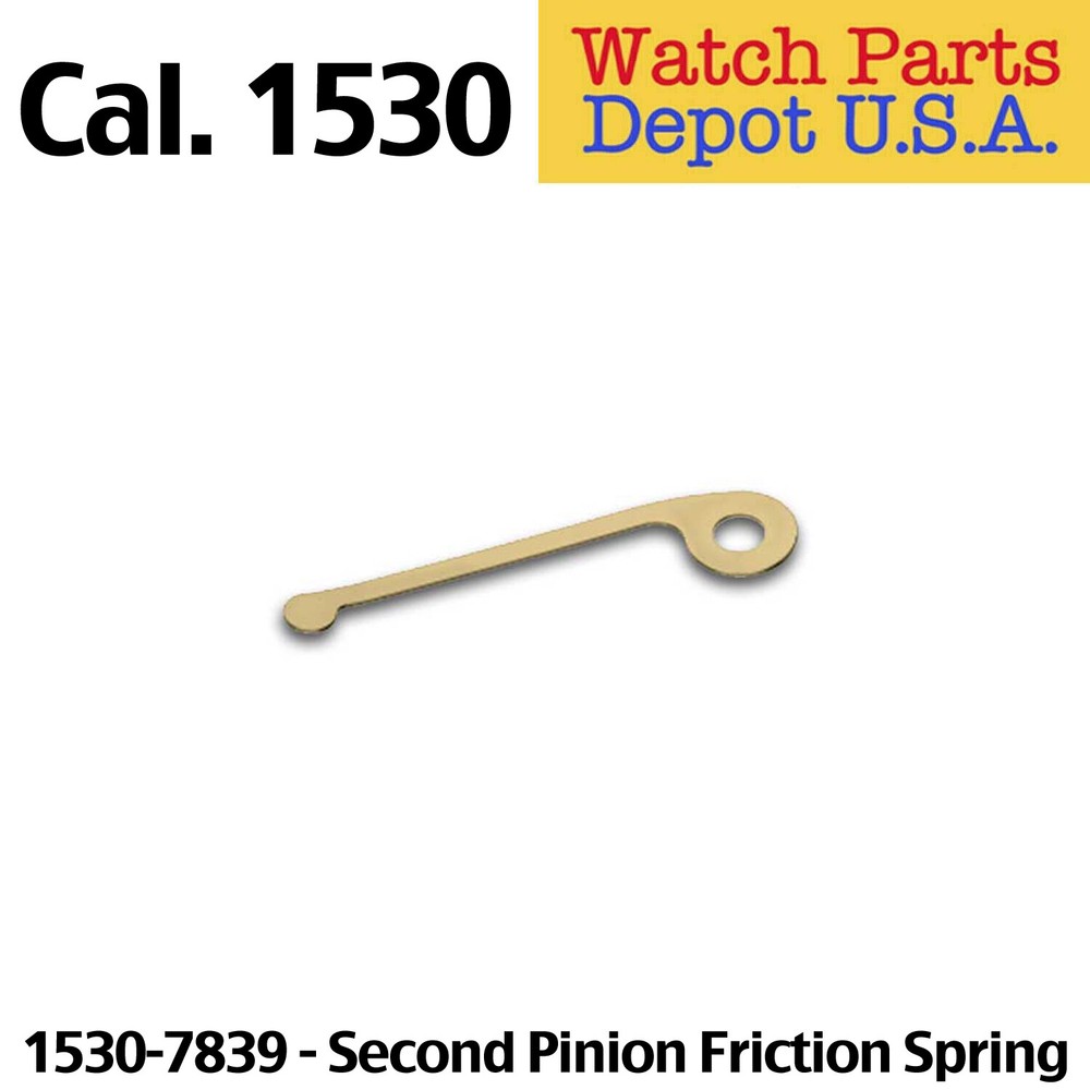 Rolex Caliber 1530-7839 Second Pinion Friction Spring