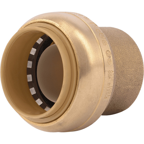 SharkBite U520LF 1" Brass Push Cap