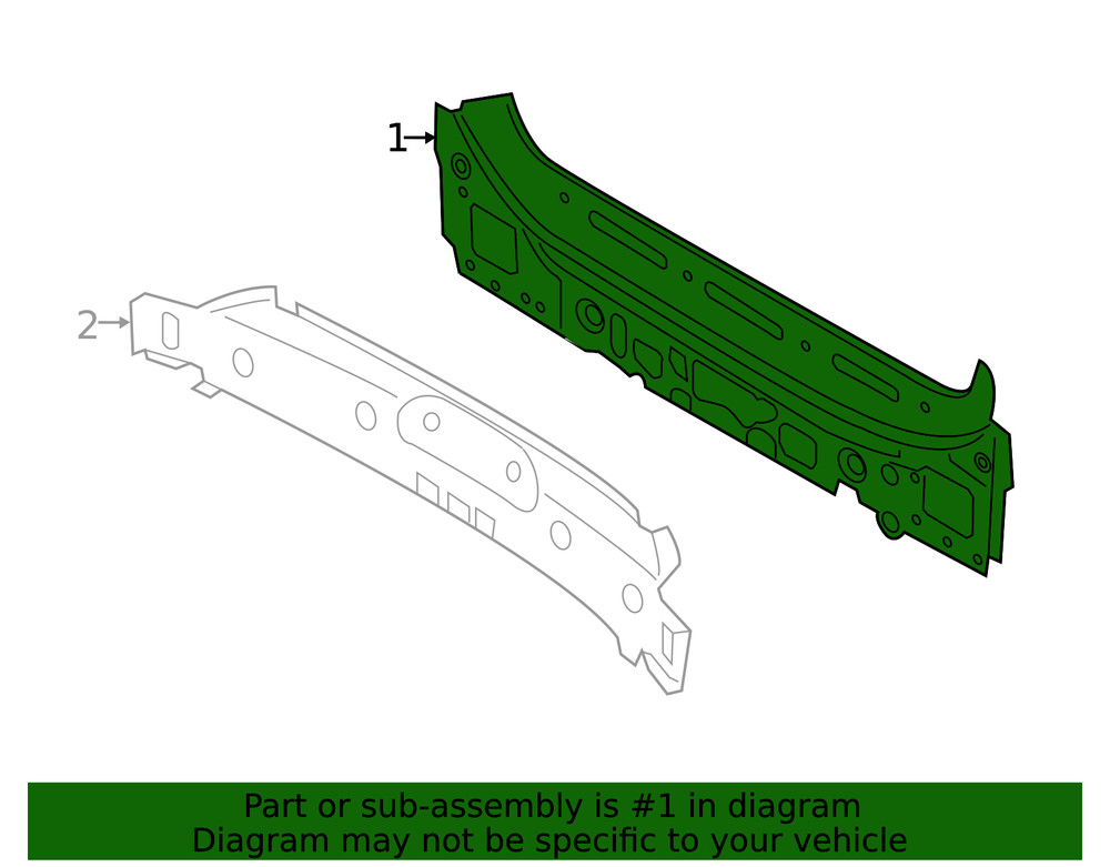 Genuine Audi Rear Body Panel 4K9-813-307