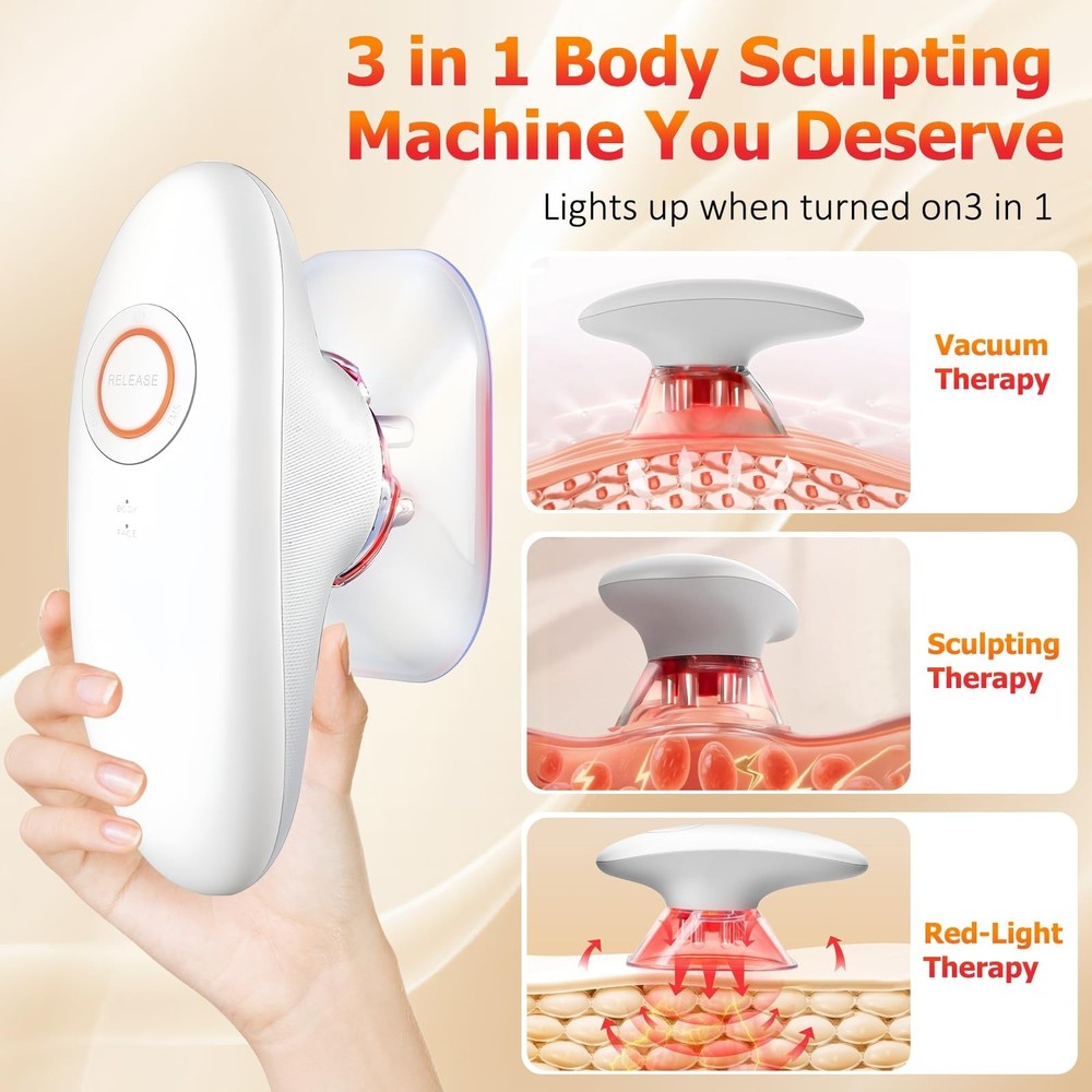 COMEBY Body Sculpting Machine - Professional Cordless Cellulite Massage Tool-...