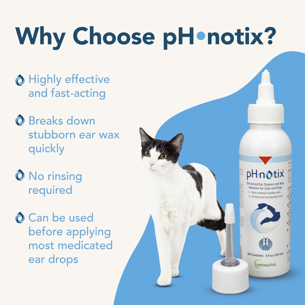 Vetoquinol pHnotix Enhanced Ear Cleaner,
