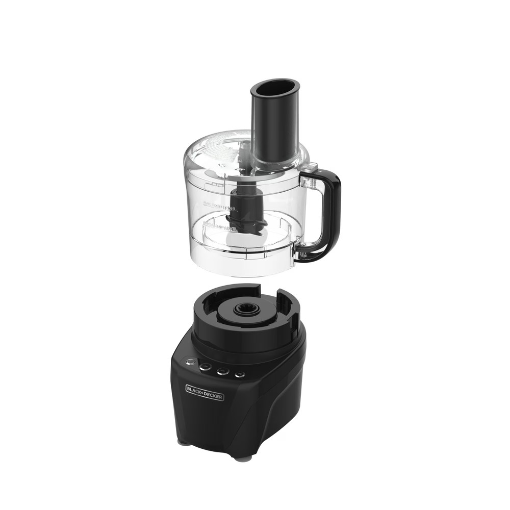 BLACK+DECKER Easy Assembly 8-Cup Food Processor 850W 2 Speeds + Pulse Chop