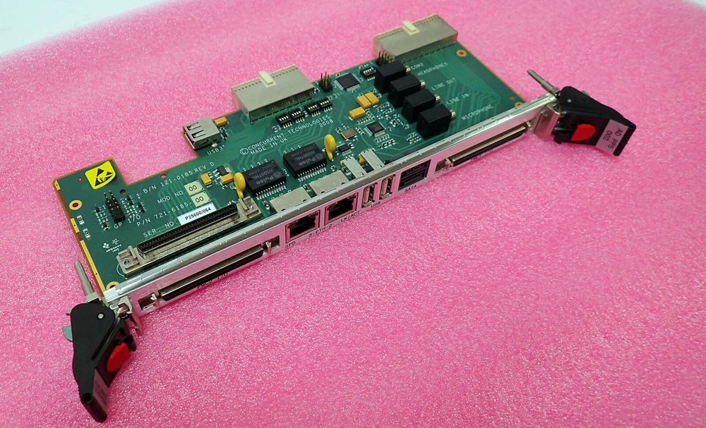 CONCURRENT TECHNOLOGIES AD PP5/002 P/N: 721-6185-00 REAR TRANSITION MODULE