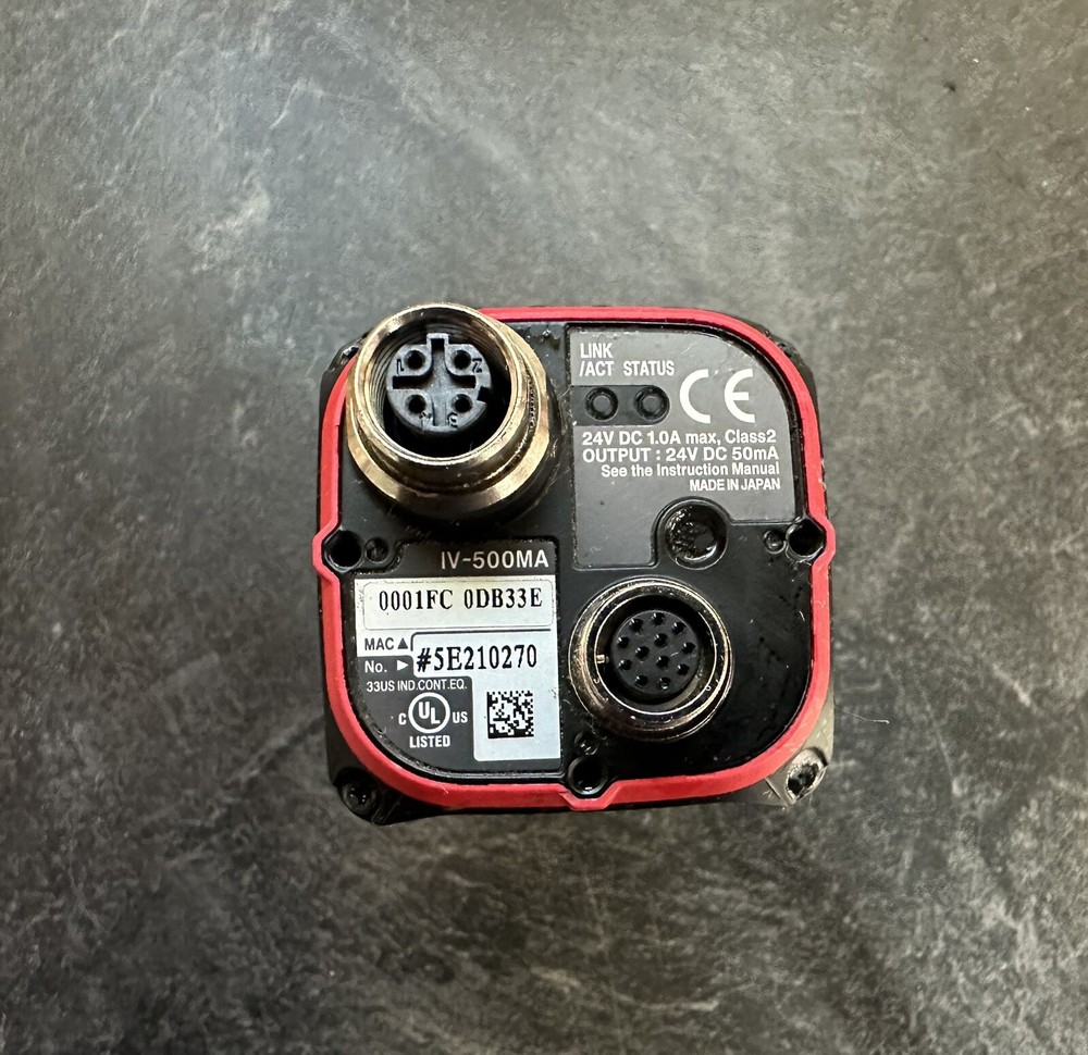 Keyence IV-500MA Monochrome Automatic Focus Sensor Machine Vision Camera
