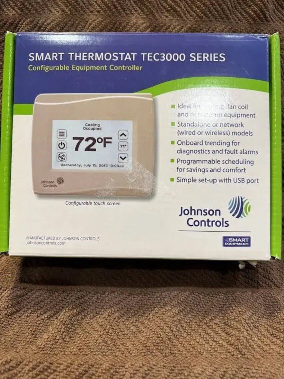 Johnson Controls Smart Thermostat TEC3000 Series