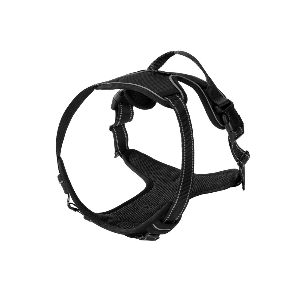 Azinoo Black No-Pull Dog Harness with 2 Leash Clips，Soft Padded Small,