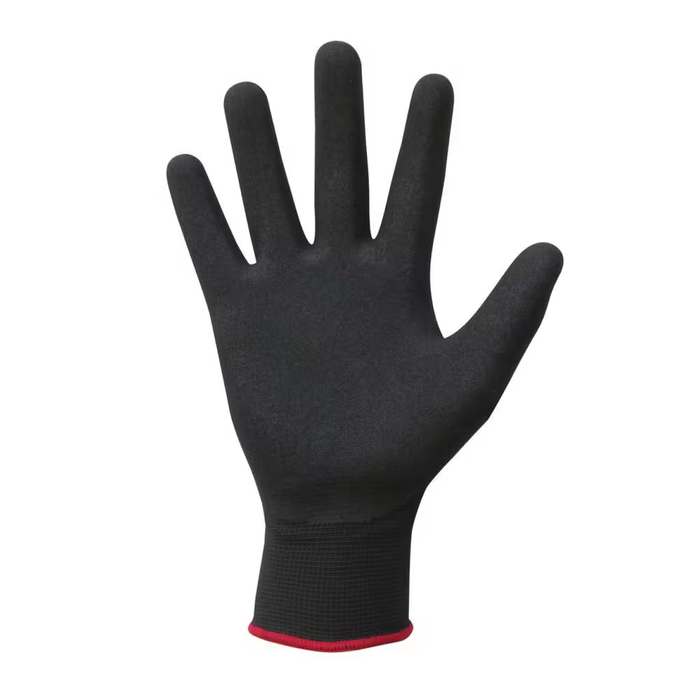 Large Textured Nitrile Grip Gloves (6-Pack)