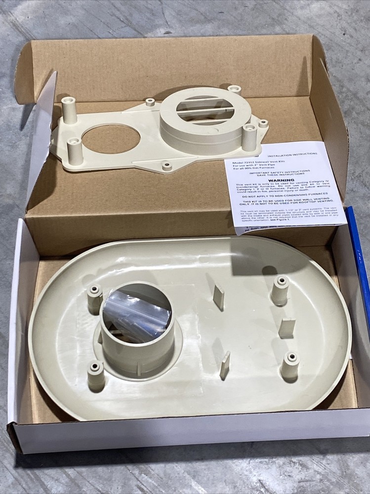 Mars 72952 Horizontal Vent Termination Kit 2” New