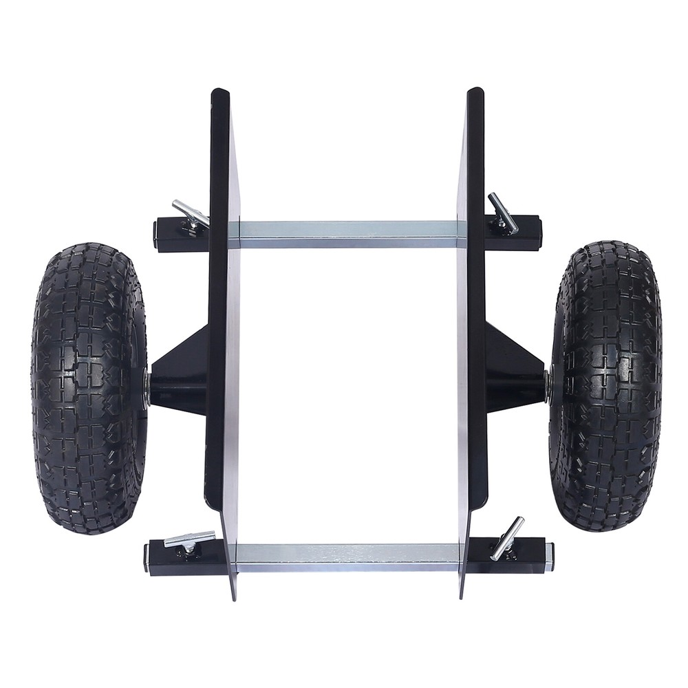 Heavy Duty Panel Dolly Adjustable Panel Dolly Pneumatic Wheels 600lb Capacity