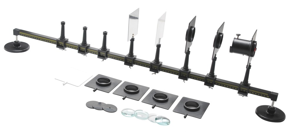 Enhanced Optical Bench Set - Includes Lamp Housing - Eisco Labs