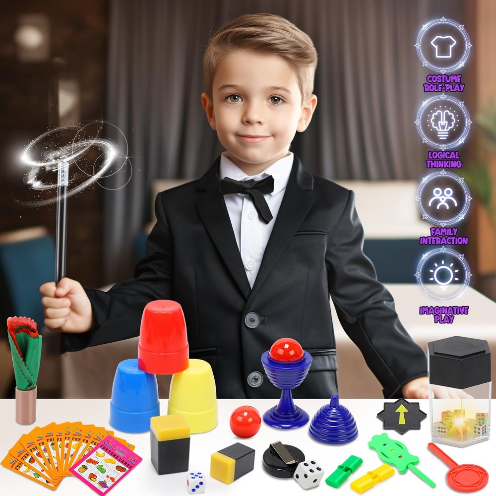Magic Kit - Magic Tricks for Kids Magic Set with Step-By-Step Instructions