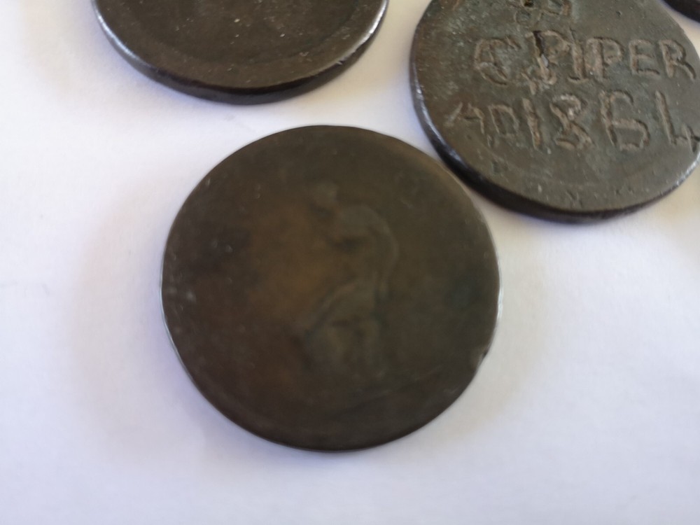 Great Britian Old Penny and Half Penny Bundle