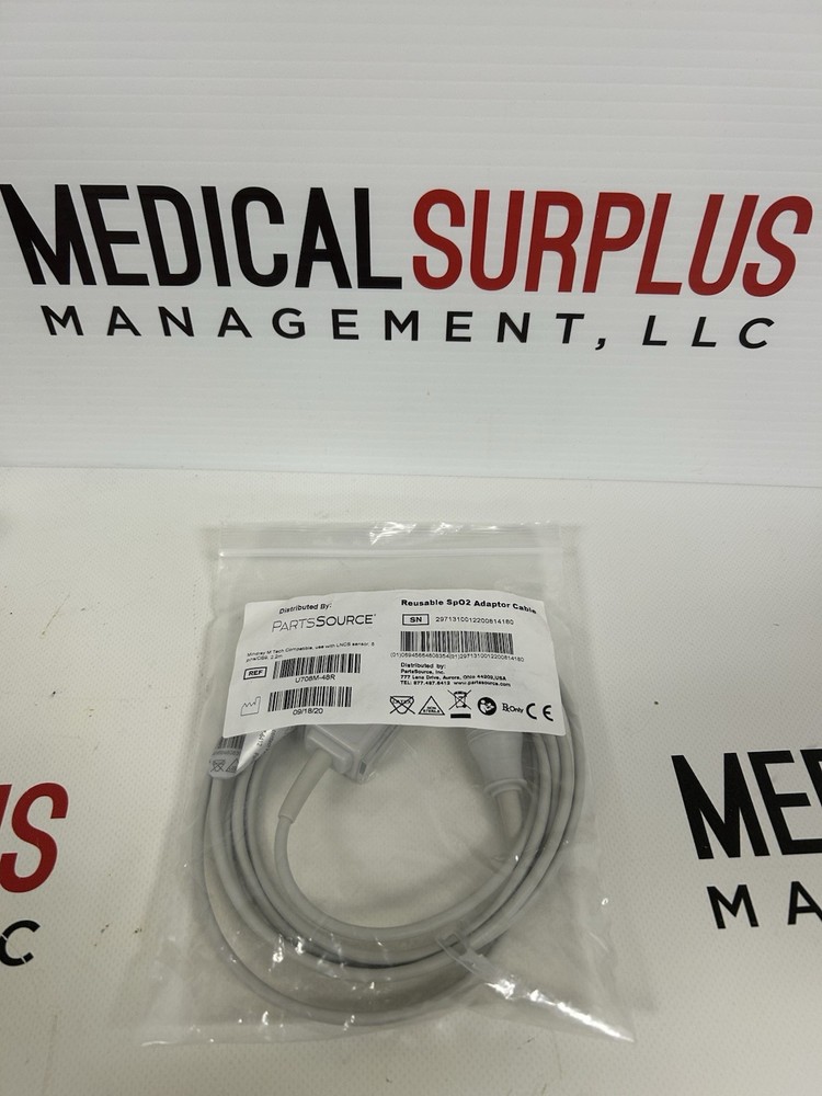 Part Source Reusable SpO2 Adaptor Cable Mindray M Tech Compatible W/ LNCS Sensor