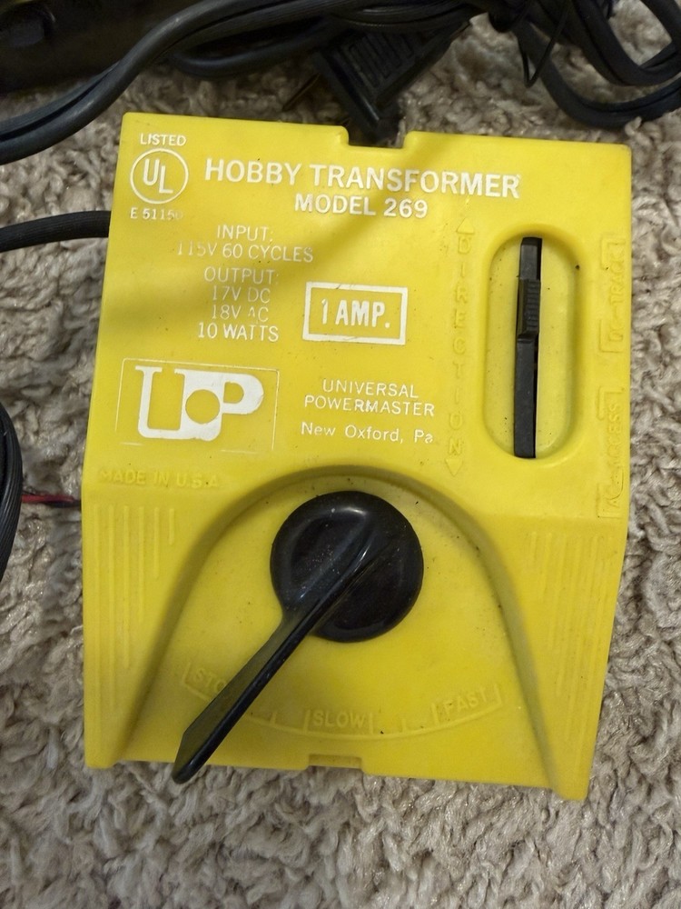 HOBBY TRANSFORMER Train Track Transformers Circuit Breaker See Pics/Desc!