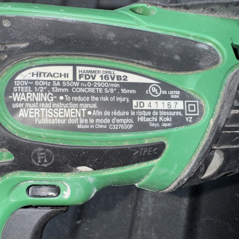 Hitachi FDV 16VB2 hammer drill works great