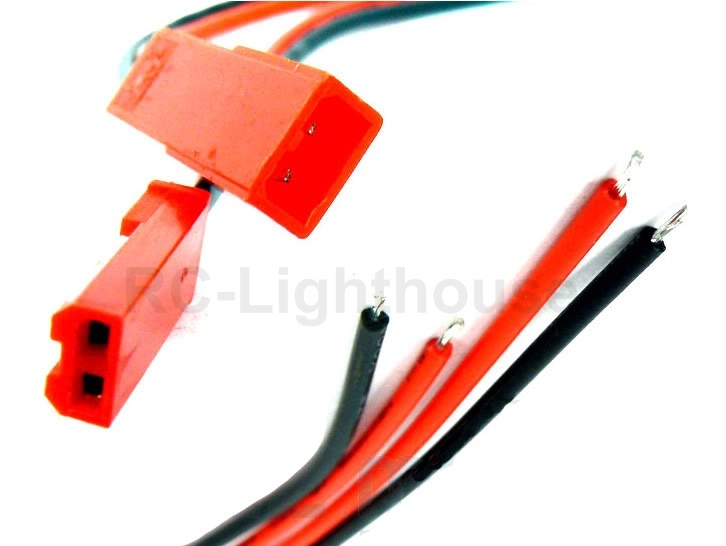 Plug and Switch Combo Package #5 JR- JST- Micro Slide Switch- for RC LED Lights