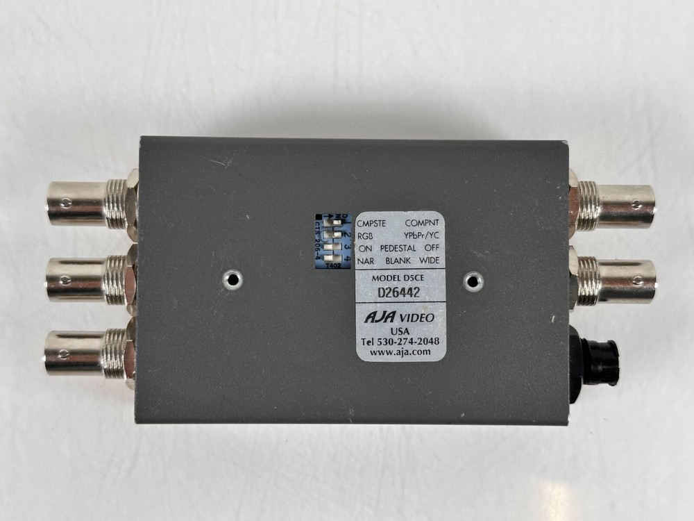 AJA D5CE Serial Digital Encoder, NO POWER SUPPLY