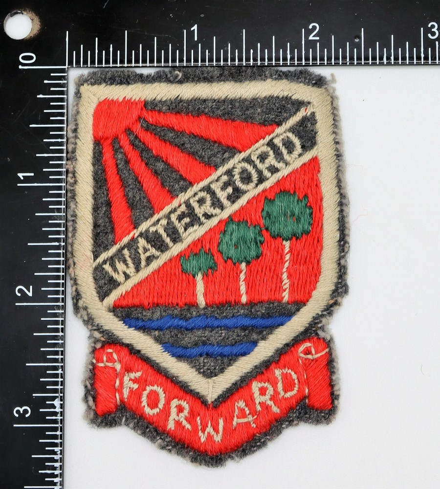 WATERFORD FORWARD PATCH Original Older Vintage