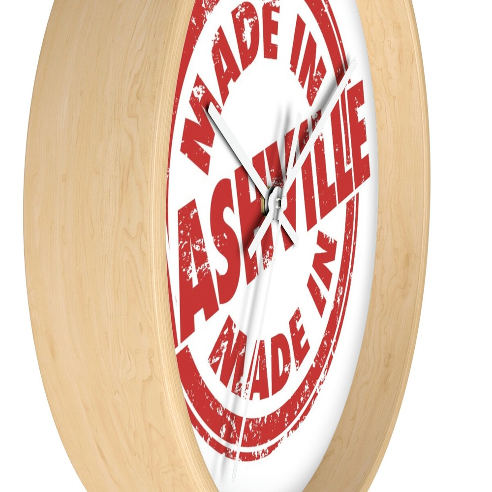Wall clock Made In Nashville logo